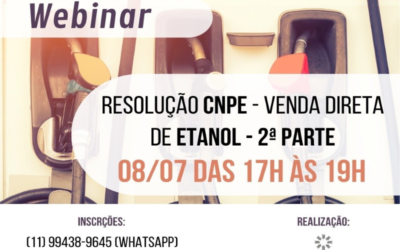 Webinar – Resolução CNPE – Venda Direta de Etanol – 2ª Parte