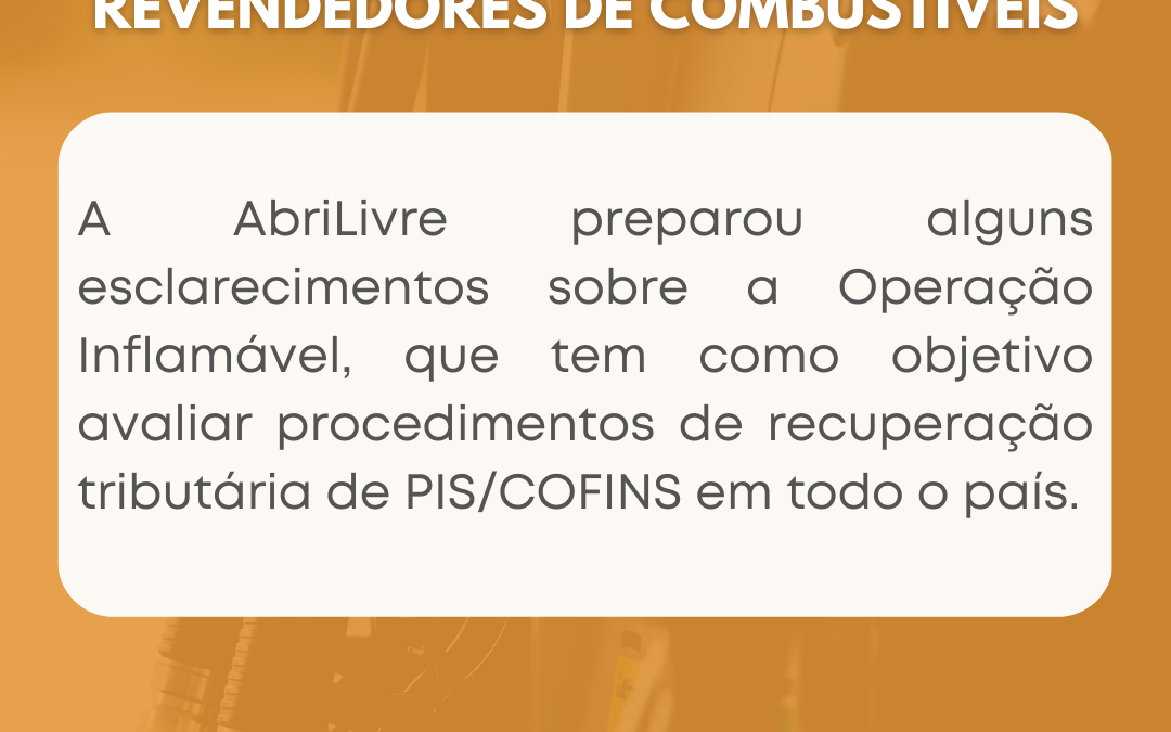 Comunicado – Operação Receita Federal e Recuperação Tributária de PIS / COFINS