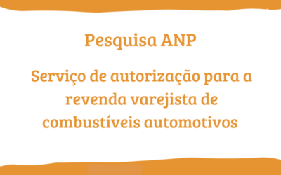 Comunicado – Serviço de autorização para a revenda varejista de combustíveis automotivos.